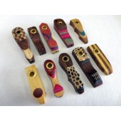 One Piece Wood Pipe 3"